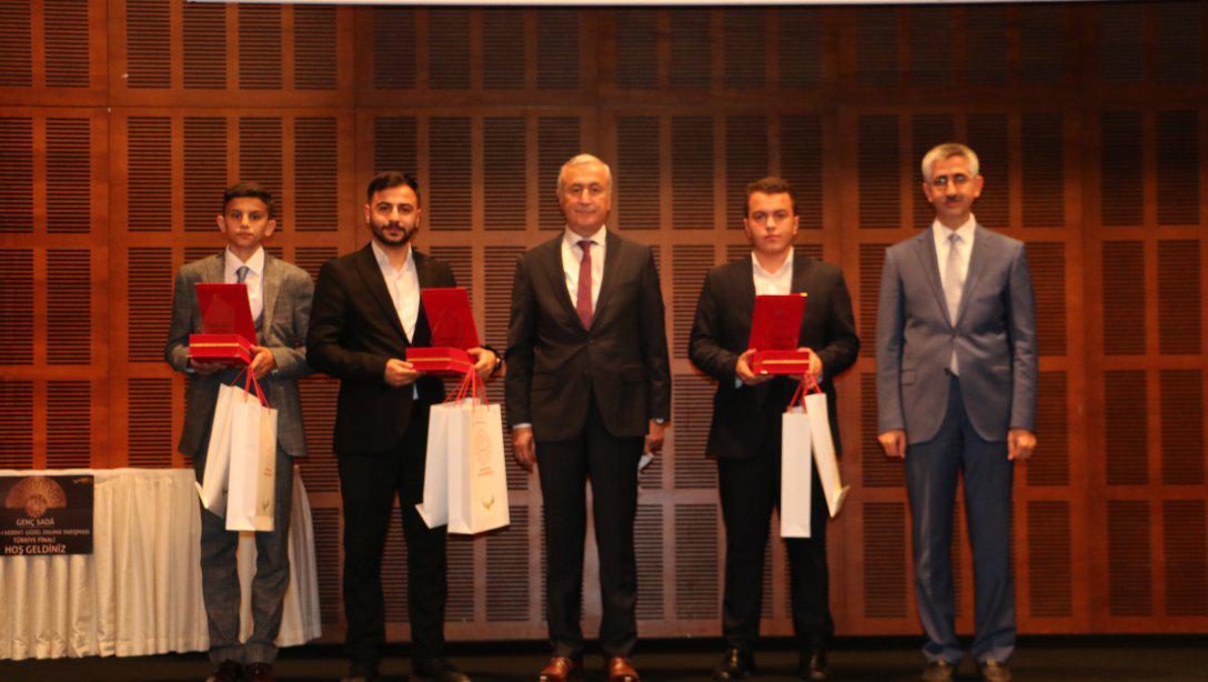 Genç Sadâ Kur'an-ı Kerim'i Güzel Okuma Yarışması Türkiye finalleri yapıldı