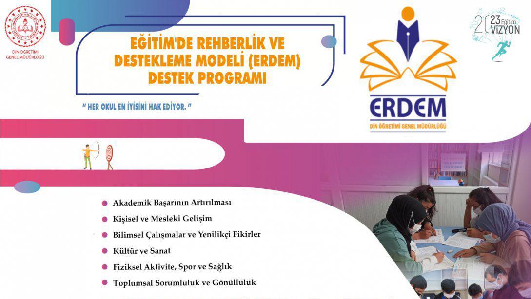 ERDEM Destek 2021 Programı Kapsamında Okullarımız Proje Faaliyetlerine Başladı
