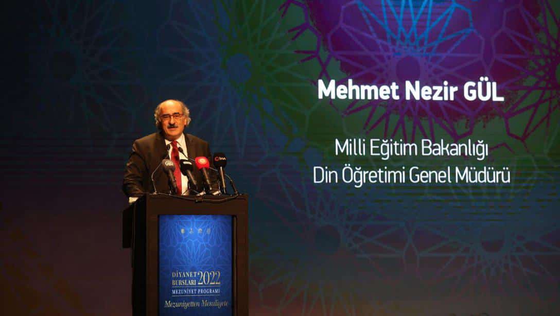 Genel Müdürümüz Mehmet Nezir Gül, Uluslararası Anadolu İmam Hatip Liseleri Mezuniyet Programına Katıldı