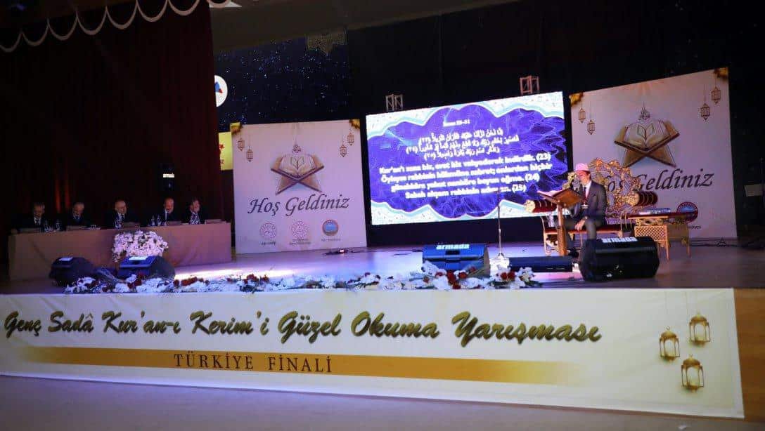 Genç Sada Kur'an-ı Kerim'i Güzel Okuma Yarışması Türkiye Finali Ağrı'da Yapıldı
