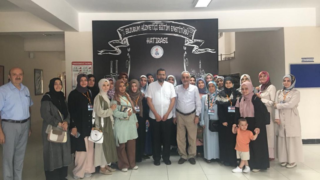 Erzurum-Aziziye Hizmetiçi Eğitim Enstitüsü'nde Düzenlenen Öğretim Yöntem ve Teknikleri 