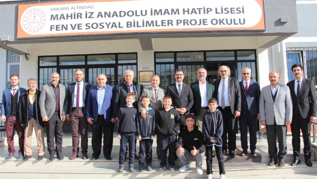 Genel Müdürümüz Ahmet İşleyen Altındağ Mahir İz AİHL'yi Ziyaret Ederek Uygulama Mescidinin Açılışını Gerçekleştirdi
