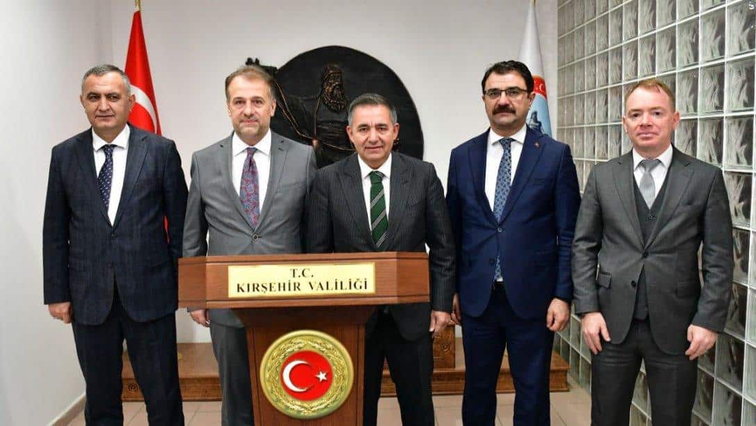Genel Müdürümüz Dr. Ahmet İşleyen ve Bakan Yardımcımız Sayın Kemal Şamlıoğlu İle Beraberindeki Heyet Kırşehir'i Ziyaret Etti