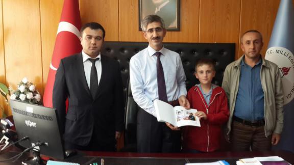Genel Müdürümüz, Fotoğraf Yarışmasında Türkiye İkincisi Olan İmam Hatip Ortaokulu Öğrencisini Kabul Etti