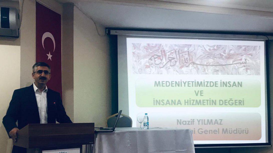 Genel Müdür Yılmaz, Nevşehir-Kozaklı´da Paylaşım, Değerlendirme ve Motivasyon Seminerinde Şanlıurfa-Viranşehir Okul Yöneticileriyle Buluştu
