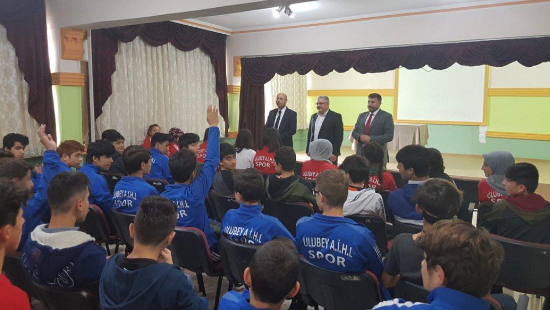 23 - 24 Mayıs 2019 Tarihlerinde Spor Programı Uygulayan Okulların İdarecileri ile Çalışma Toplantısı Yapıldı.