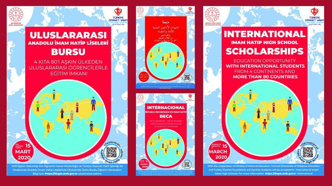 80'i Aşkın Ülkeden Yabancı Uyruklu Öğrencinin Okuduğu Uluslararası Anadolu İmam Hatip Liselerinde Burslu Okumak İçin Yeni Dönem Başlıyor