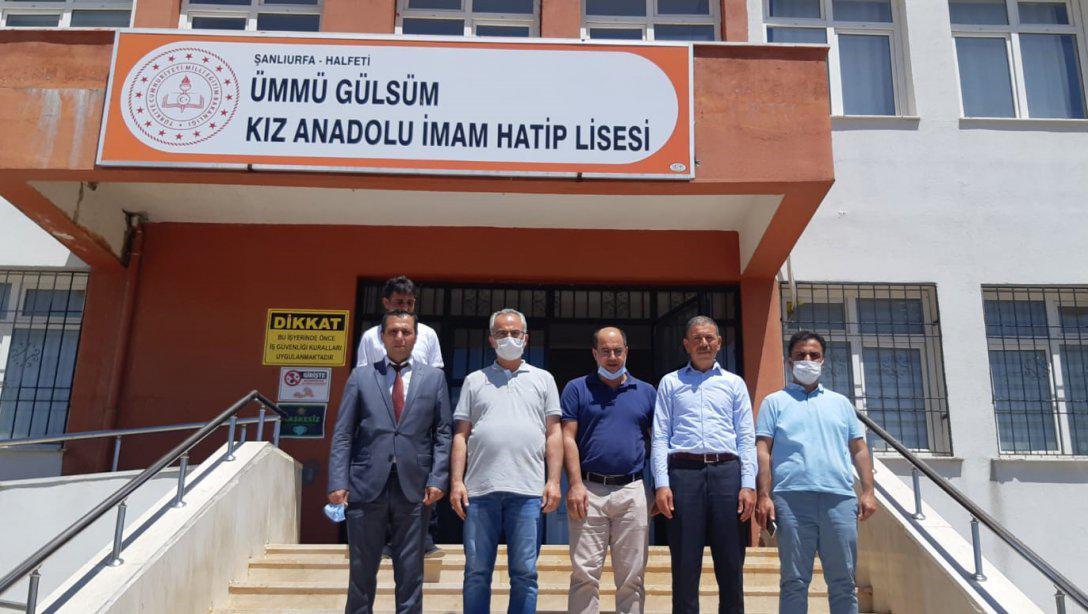 Daire Başkanı Yıldız, Şanlıurfa ve Gaziantep'teki imam hatip okullarında incelemelerde bulundu