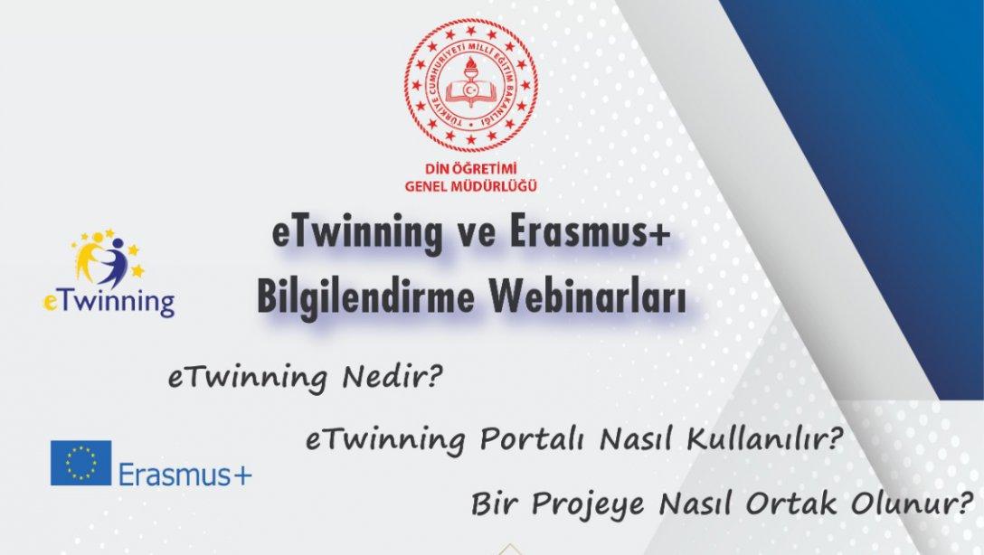 eTwinning ve Erasmus+ Bilgilendirme Webinarlarımız Başladı