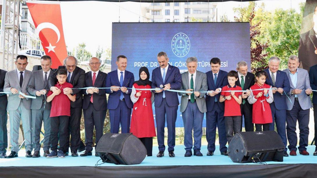 Genel Müdürümüz Gül, Ankara'da Bakanımız Sayın Mahmut Özer'in Katılımıyla Prof.Dr Erol Göka Kütüphanesi Açılışına Katıldı