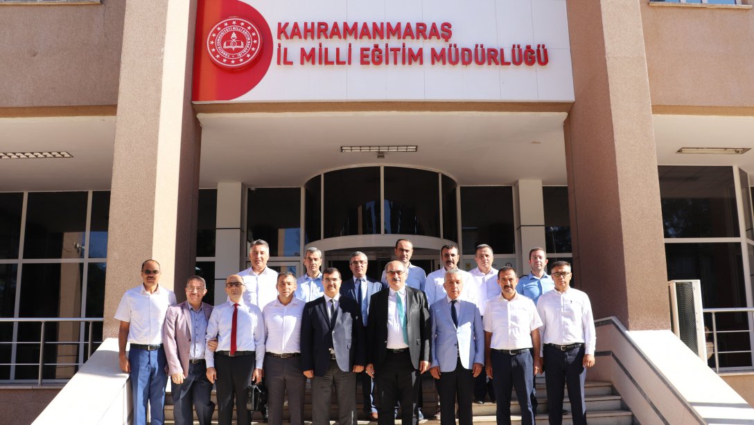 Din Öğretimi Genel Müdürümüz Mehmet Nezir Gül Kahramanmaraş'ta Ziyaretlerde Bulundu